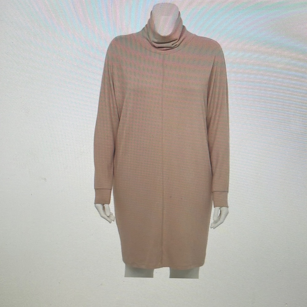 Cowlneck Dolman Sleeve Dress